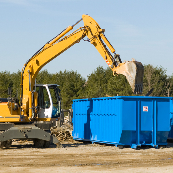 how many times can i have a residential dumpster rental emptied in Waddington NY